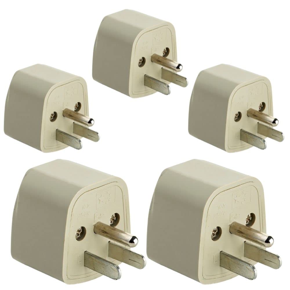 Hi-Plasst (Pack of 1) US Travel Adapter Converter - 3 Pin Type B Plug with Universal Socket, India to USA Converter for United States, Canada, Mexico, Japan, Taiwan, Philippines-image-39
