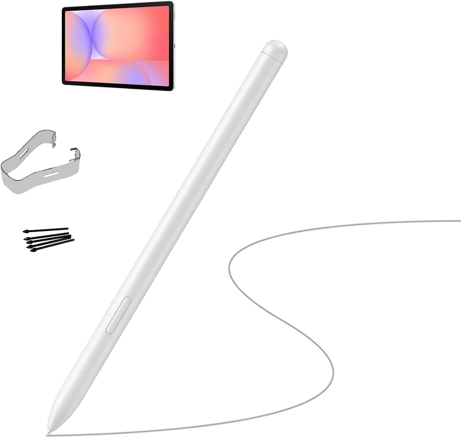 Evita arañazos usando Galaxy Tab S10 Lite Pen con puntas de repuesto gratis 6