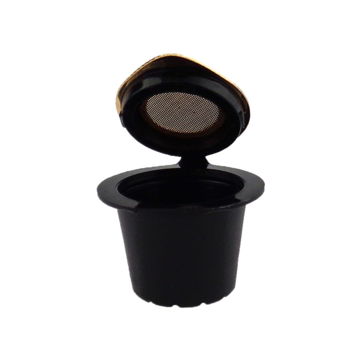 ARTIBETTER 2pcs Reusable Coffee Capsules with Stainless Steel Lids Compatible with Nespresso Machines Easy to Brew for Coffee Espresso Tea Alternative