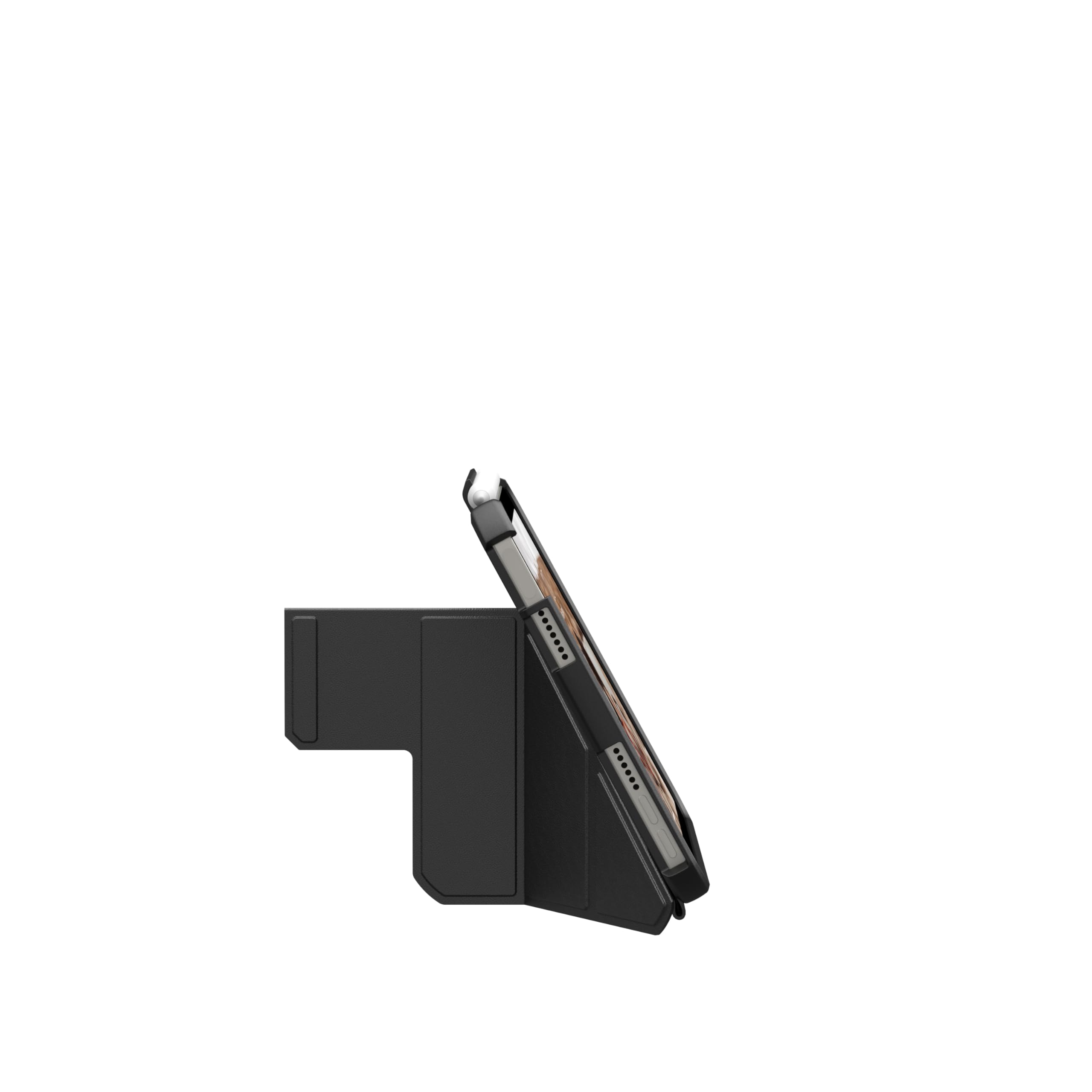 URBAN ARMOR GEAR UAG - Custodia protettiva progettata per iPad mini A17 Pro (7a generazione, 2024) A2993 A2995 A2996 8,3" Essential Armor, supporto regolabile multi-angolo con supporto protettivo w