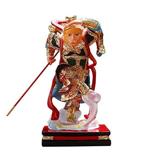 Statue de Bouddha Roi Singe chinois pour décoration Feng Shui d'intérieur