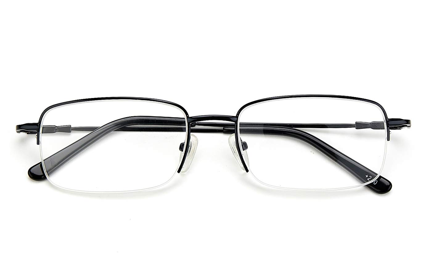 Progressive Multifocal Computer Reading Glasses Presbyopic Eyewear Blue Light Blocking Memory metal Eyeglasses for Men