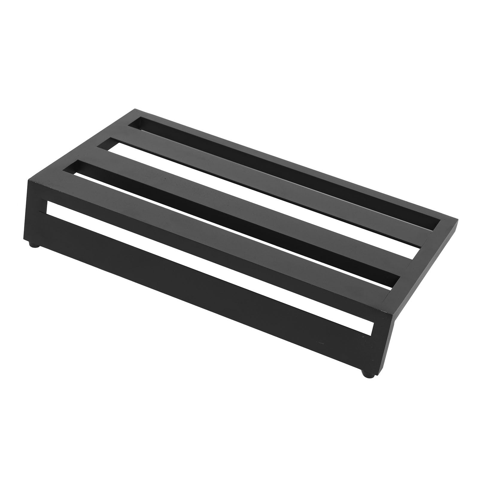 HUIOP Pedaliera per Effetti per Chitarra Elettrica Antiscivolo con Fissaggio Portatile in Lega di Alluminio con Custodia, Angolo di Inclinazione Ergonomico, Facile Utilizzo per