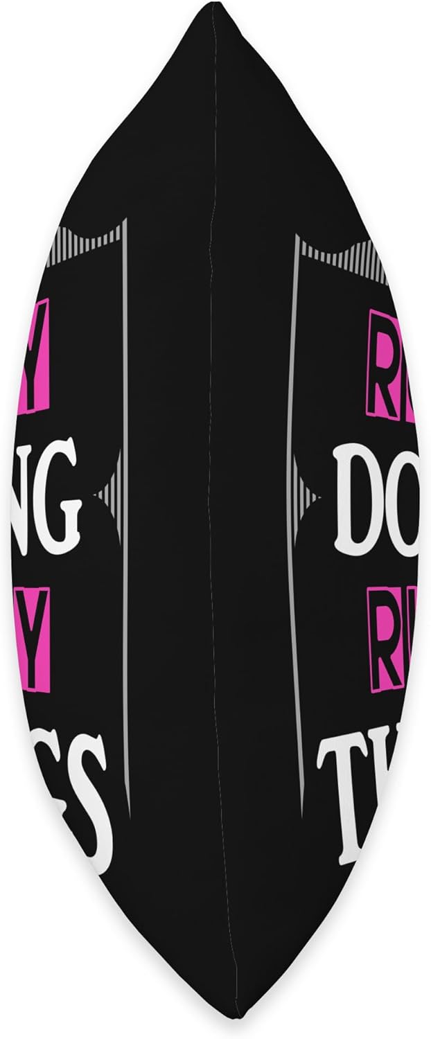 I'm Ruby Doing Ruby Things Funny Name Gift Black Throw Pillow