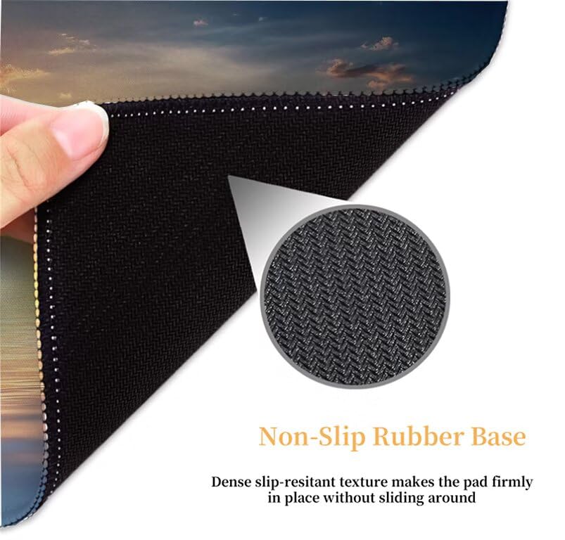 Tapis souris blanc idéal pour le travail de bureau et le setup de jeu sur ordinateur - 5