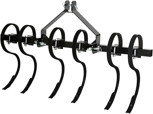 Miniatura 10 de IMPACT IMPLEMENTS® Rastrillo de Campo Cat-0 con Púas de Acero de Resorte para Limpieza Rápida de Escombros del Campo, Hojas, Paja y Más. Diseños