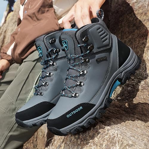 Zapatos de trekking cómodos para hombre que evitan resbalones en la montaña 3
