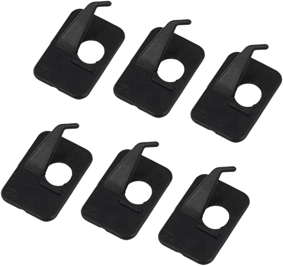 FLAMEER 6 Pieces Plastic Archery Recurve Bow Arrow Rests for Right Hand/Left Hand - Lightweight and Durable - Right Hand