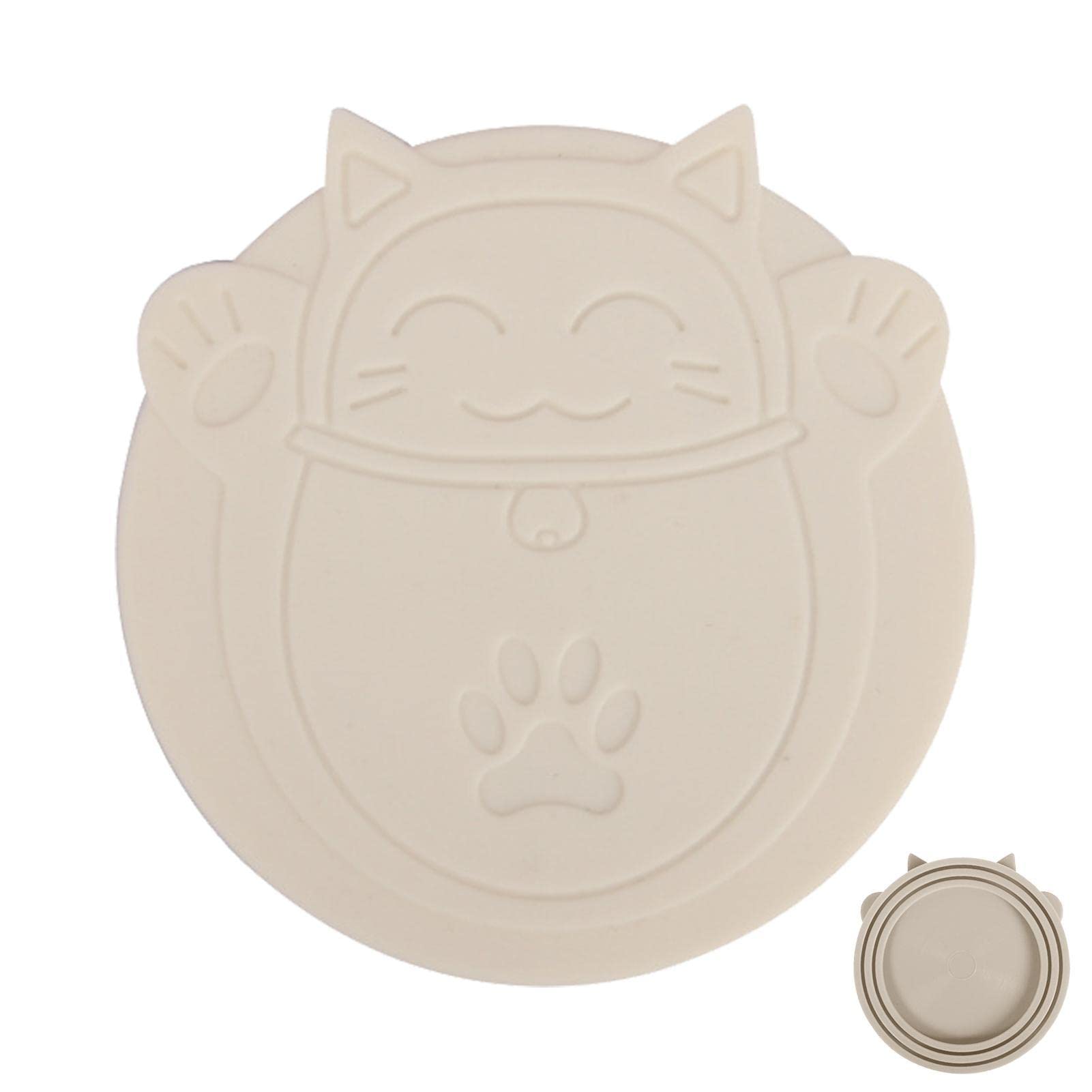 ARTIBY Cat Food Lids | Multifunctional Food Tops Lids | Reusable Silicone Can Lids Covers for Dog and Cat Food, Can Cap Fit Most Standard Size Canned Dog Cat Food