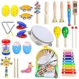 pulse percussion schlagzeug 【Ungiftig und von Hoher Qualität】Alle Musikinstrumente bestehen aus hochwertigen Holz- und Metallmaterialien, die für die Umwelt unbedenklich und für Kinder unbedenklich sind.