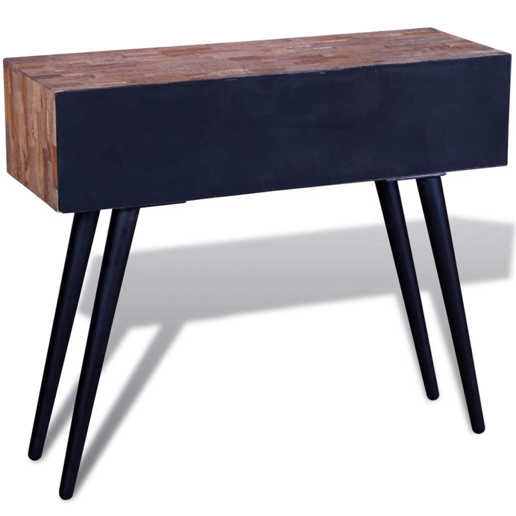Générique Tavolo Consolle 3 Cassetti Legno Di Teak Riciclato | Legno massello, Artigianale, Vintage, Unico, Utilizzabile come credenza o armadio alto
