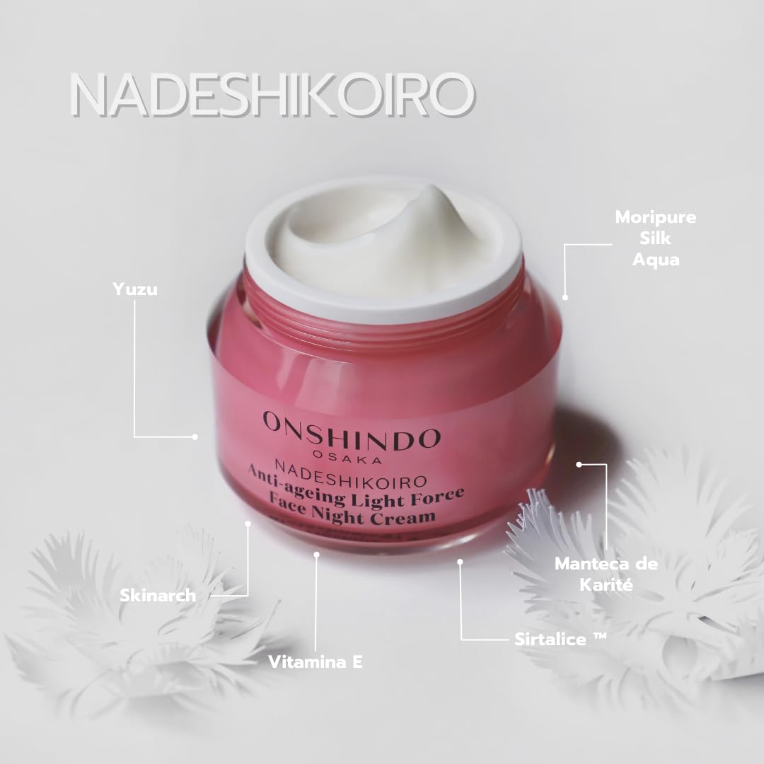 NADESHIKOIRO ANTIETÀ - Crema notte dalla texture leggera. Pelli normali e misti.