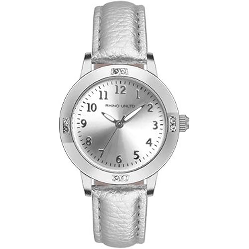 Women's Leather Band Quartz Movement Waterproof Business Classic Analog Watch with Genuine Leather Stainless Steel Band Elegant Ladies Watch