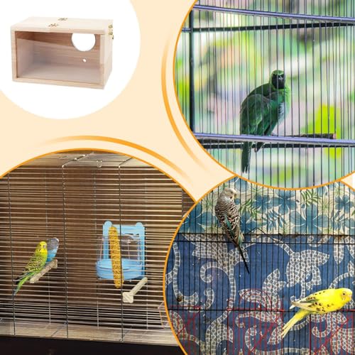 Nichoir pour perruches et boîte à oiseaux décorative pour perroquets