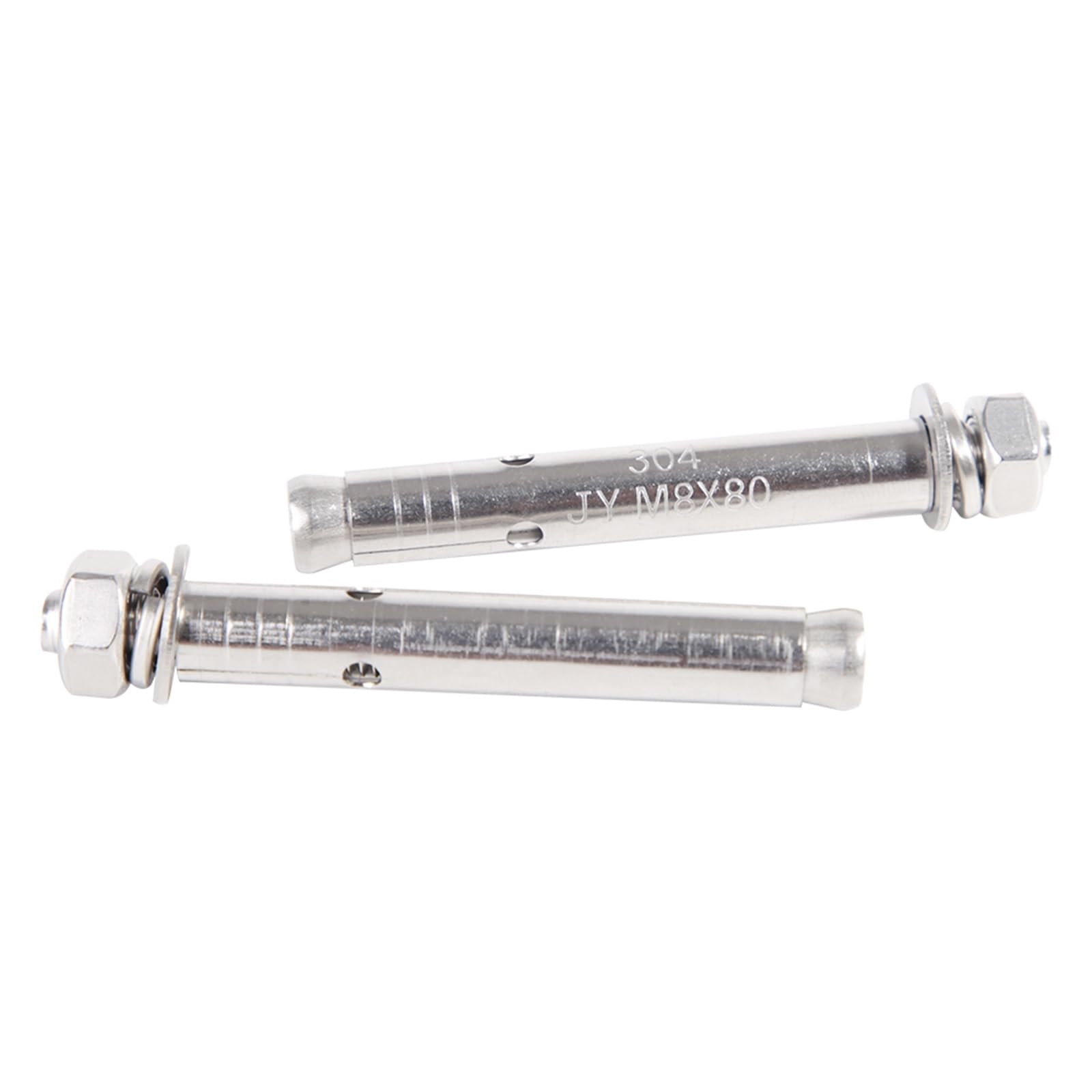 Anclaje Pared 5/10 tornillos de anclaje cuña M6 M8 M10 | Perno de tornillos de extensión del acero inoxidable 304 for los accesorios concretos del cemento(70mm,M10 20pcs)