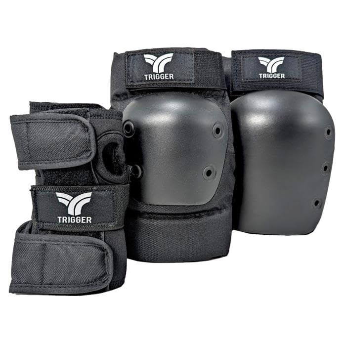 Set de protections extreme sports TRIGGER pour skate et roller
