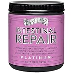 Barlean's Intestinal Repair Gut Health Powder with 16 Digestive Supplements, L-Glutamine, Marshmallow and Licorice Root, Aloe Vera, and Fiber Mixed Berry Flavor, 6.35 oz