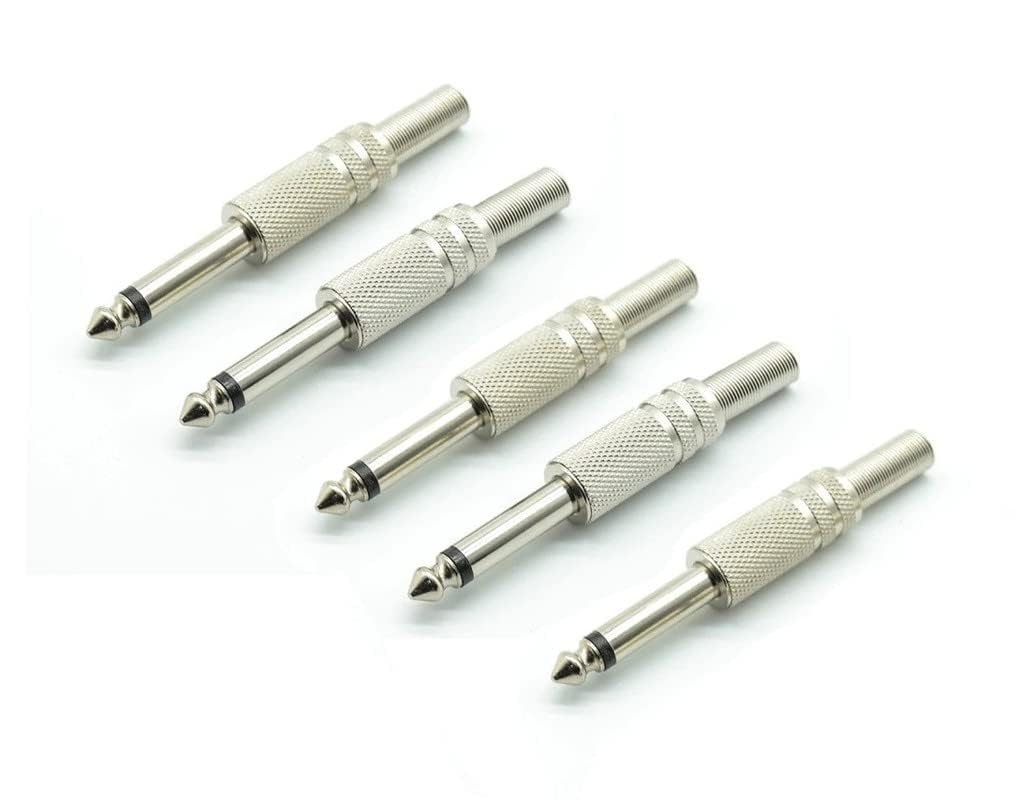 SP ELECTRON 3.5mm 3 Pole Metal Earphone Soldering Jack Audio Male Plug Stereo DIY Plug Earphone AUX Pin (Pack of 5) (B0D9PHPSGR) Amazon Price History, Amazon Price Tracker