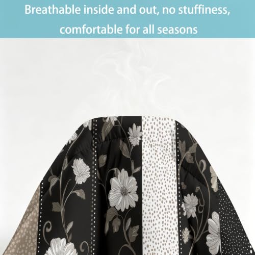 Couette 140x200 douce et réversible aux motifs abstraits