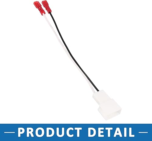 Miniatura 4 de Adaptador de cable de altavoz de coche 72-8104 arnés de conector para Toyota Corolla 1993-2015 plástico blanco (juego de 4)