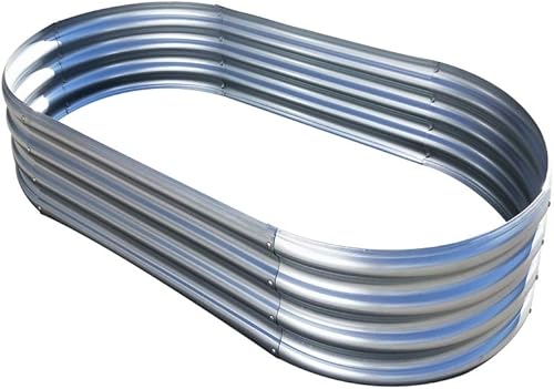 Miniatura 6 de Jardineras de acero galvanizadas para jardín de flores y hierbas