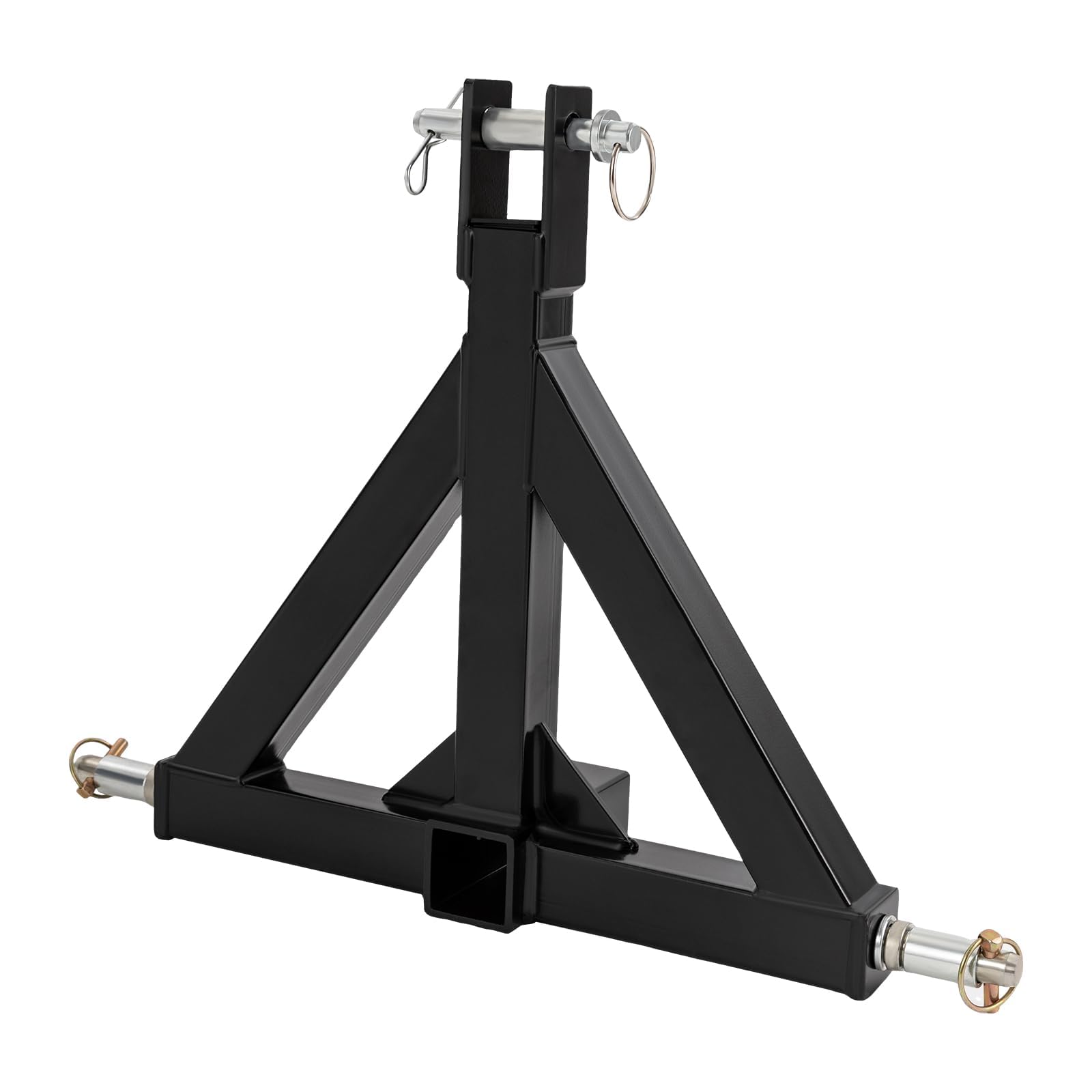 Receptor De Enganche De 3 Puntos, Remolque De Enganche, Adaptador De Enganche De Barra De Tiro De Receptor Resistente, con 3 Pasadores De Enganche, para La Mayoría De Tractores Y Remolques