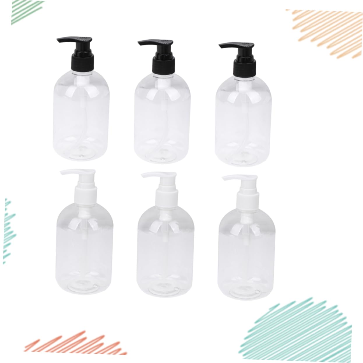Zerodeko 12pezzi Bottiglie Contenitori Per Shampoo Da Flaconi Riutilizzabili Per Cosmetici Casuali Per Bagno e Viaggi
