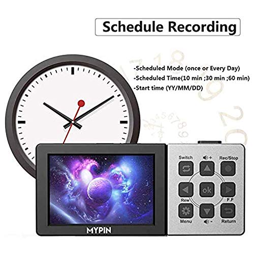 MYPIN 3.5 Inch LCD HD Video Capture Device with Remote Control, 1080P@60fps HDMI Video Recorder for PS4, Xbox One,LiveTV,DVR, Support... - Image 6