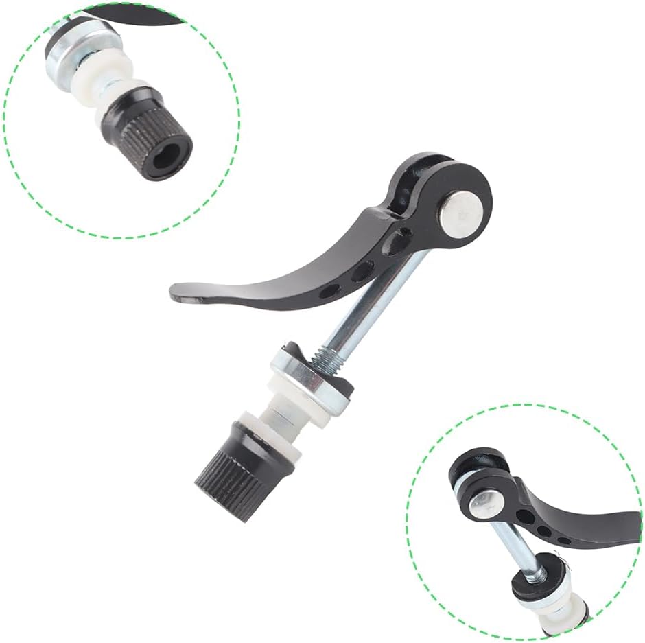 Joyzan Seat Post Quick Release Pin, Bike Aluminum Alloy Seatpost Clamp Fixed Bicycle Binder Clip Bolt Cycling Replacement Bar Saddle Pipe Part Accessory Front Hub Skewer Tool Folding Road MTB Mountain