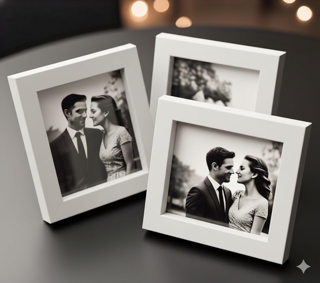 Stuthi Arts Photo Frame, 3x3 Inch, Square Picture Frame with -1