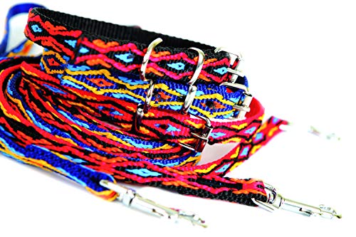Dingo Winnetou Dog Leash Handmade in Indian Style Howgh! Black 13548, 1 x 130 cm - Image 4