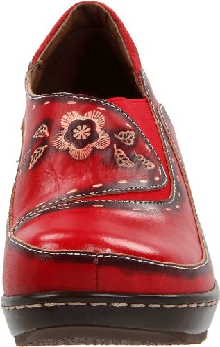 L'artiste By Spring Step Women's Burbank Mule, Red, 38 Eu/7.5-8 M Us #TOP1