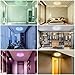 36W APP Remote Control Color Changing Ceiling Lamp with Bluetooth Speaker, Flush Mount LED Bathroom Music Ceiling Light for Kids Room, Laundry, Hallway