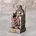Veronese Design 3 3/8 Inch Zeus Sitting On Throne Holding Thunderbolt Resin Sculpture Painted Bronze Finish Miniature