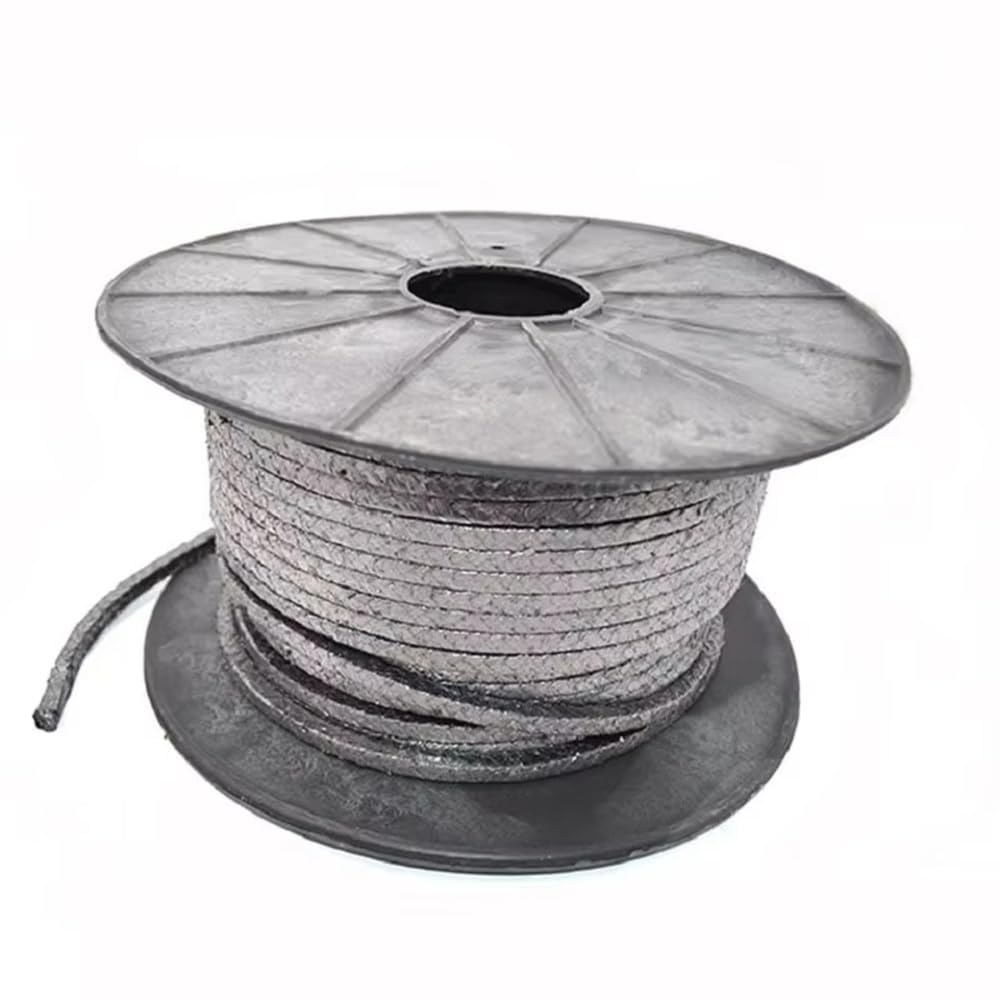 Filo Di Grafite, Asta Di Imballaggio In Grafite 3x3-12x12mm Grafite Espansa Morbida Flessibile Resistente All'usura Resistente Al Calore(3x3mm,2Meter)