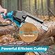 Teleskop Hochentaster Akku Kompatibel mit Makita 18V mit 2 Akkus, 2-in-1 6 Zoll Mini Akku Kettensäge mit 2 m Teleskopstange, Bürstenlose Akku Astsäge Handkettensäge für Holzschneiden und Baumschnitt