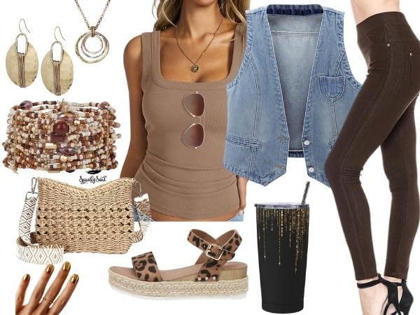 SPUNKYsoul Beaded Stretch Bracelet – Boho Multi-Row Look Bracelet, Vibrant Resort-Style Statement Jewelry - Image 5