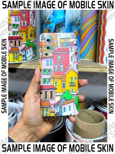 Image of AtOdds - Full Body Back Screen Guard Protector Film - Lamination Wrap Skin Sticker Compatible with Samsung Galaxy A30s | Scratchproof Matte Finish (Concrete Jungle)