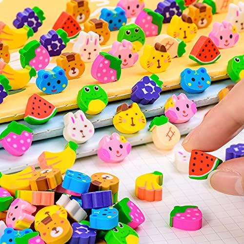 Mini Erasers for Kids Bulk, 240 Pieces Cute Tiny Erasers for Kids, Non
