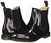 Dr. Martens Women's Flora Leather Chelsea Boot, Cherry Red Arcadia, 5 UK/7 M US