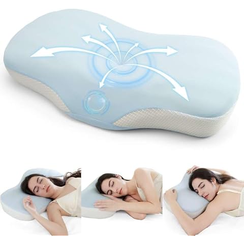Cervical Pillow for Neck and Shoulder Support, Memory Foam Ergonomic Contour Orthop...