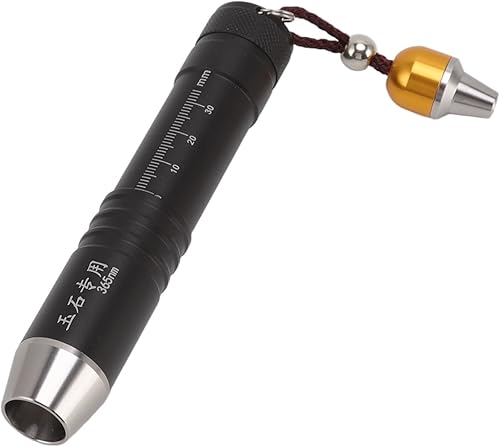 Marhynchus Linterna de identificación de joyas Fuente de luz triple Diámetro pequeño Prevenir la falsificación Jade Joyería Tasación Linterna