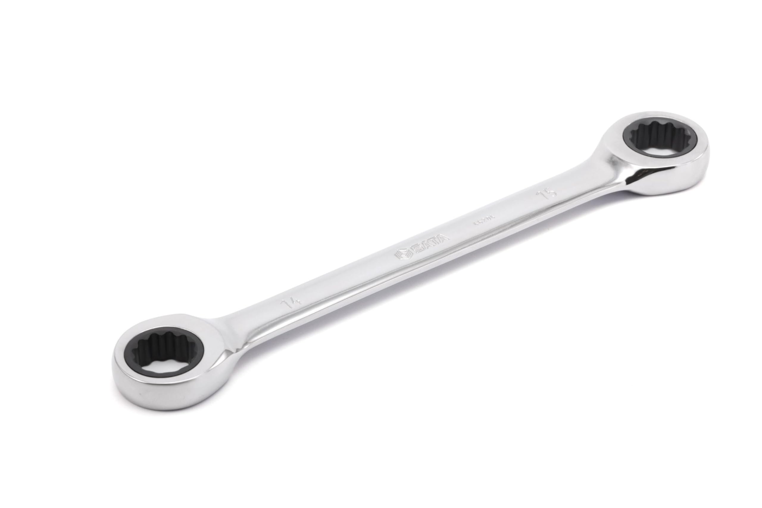 SATA ST09025SJ, klucz oczkowy z grzechotką, klucz oczkowy z grzechotką, zestaw kluczy płaskich, metryczny 8-19 mm, 6-częściowy