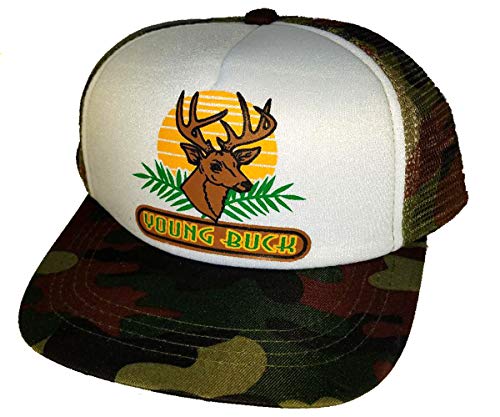 Toddler Kid's Young Buck Mesh Trucker Hat Cap Camouflage Camo