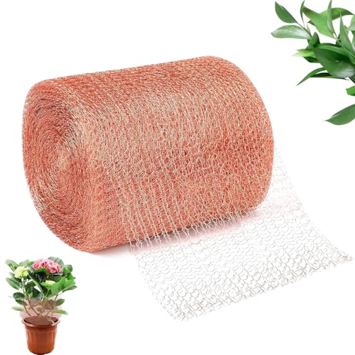 Adatto per il fai da te: Il Recinzione in rame è fine come una garza e molto morbido, può anche essere modellato e tagliato a pezzi. Questa recinzione a rete metallica è perfetta per essere montata sotto la casetta in giardino, poiché è molto facile da lavorare e non è rigida come una normale rete a maglia.