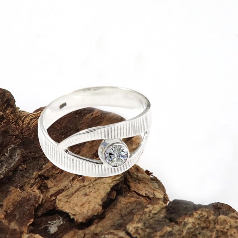 Anillo de plata de ley 925 para hombre y mujer, joya hecha a mano TSR367AA