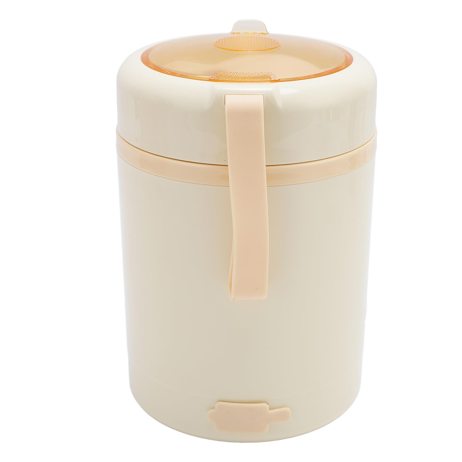 Scaldavivande Portatile in Acciaio Inossidabile 304 a Tenuta Stagna, Barattolo per Alimenti Isolato da 600 Ml, Barattolo Incluso con Cucchiaio, Ideale per Ufficio e Viaggi (Beige)