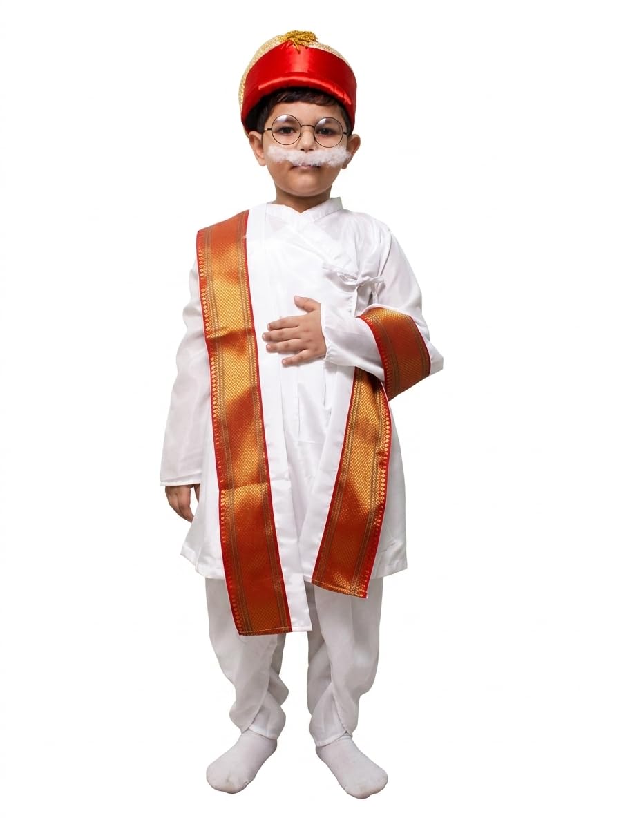 Famous Personalities Kids Costume | Indian Freedom Fighters & National Leaders Fancy Dress Outfit for School Events & Independence Day-image-32