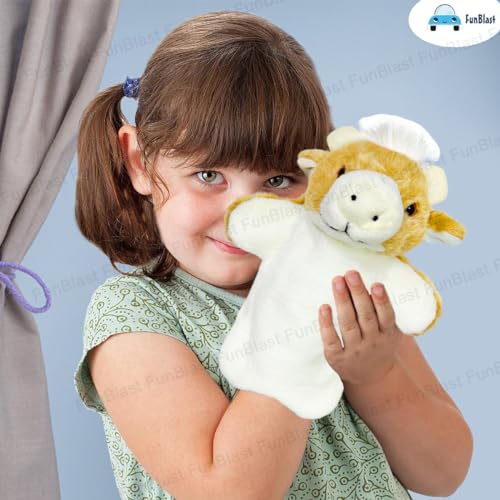 Image of FunBlast Plush Hand Puppets for Kids - Animals Hand Puppet Toys, Soft Hand Puppets for Kids, Story Telling Puppet for Kids, Hand Puppet Toy, Fun Play Learning Toys (Sheep)