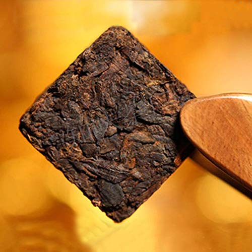 通用 Old PU Erh Té Negro Té Maduro de Puer Ladrillo cocido al Horno Caja de Hierro Amarillo Yunnan Health 250g - Imagen 7